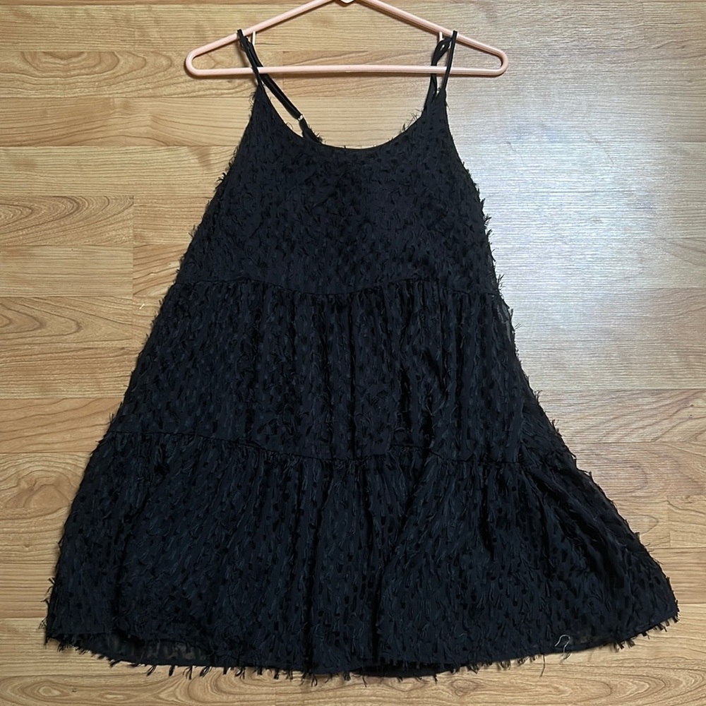 Black short dress